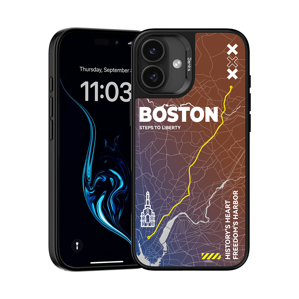 Boston Phone Case for iPhone 16 Plus