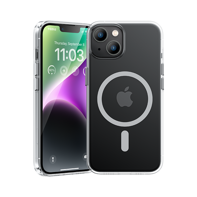 Apple Coque Transparente avec MagSafe (pour iPhone 13 Pro Max) : :  High-Tech